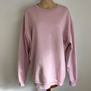 Louve (design québécois) Pink Crew Neck Sweater